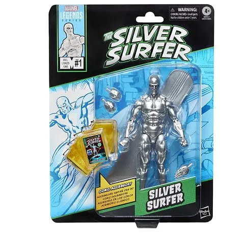 Фигурка Silver Surfer — Hasbro Marvel Legends Mini Comics Figure