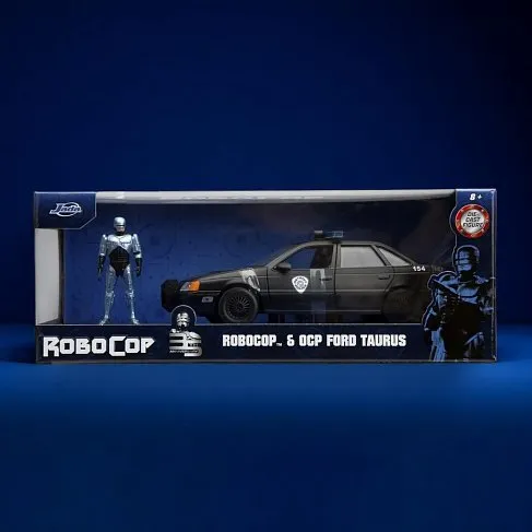 Модель Ford Taurus — 1:24 Die-Cast Metal Vehicle w Figure Robocop 1987