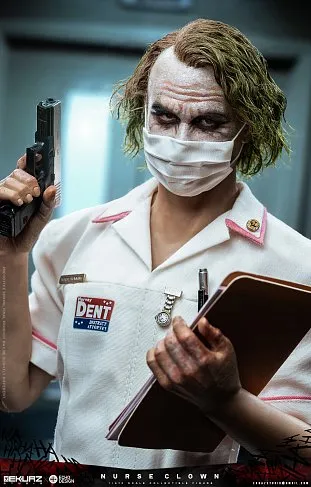 Фигурка Джокер — Ekuaz Studio EKS014 The Dark Knight Joker (Nurse Clown) 1/6