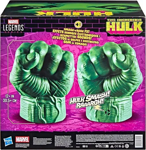 Кулаки Халка — Hasbro Marvel Legends Incredible Hulk Electronic Fists