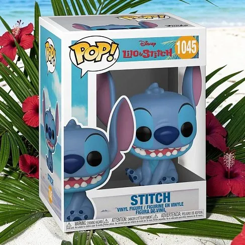 Фигурка Smiling Seated Stitch — Funko Pop! 1045