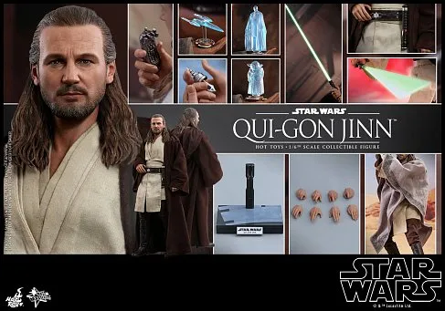 Фигурка Qui-Gon Jinn — Hot Toys Star Wars Episode I Figure 1/6