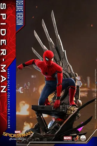 Фигурка Спайдермен — Hot Toys Spider-Man Homecoming Quarter Scale 1/4 Deluxe