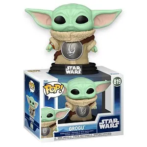 Фигурка Grogu with Mudhorn Chest Armor — Funko Pop! Bobble Star Wars Mandalorian and Grogu Vinyl 819