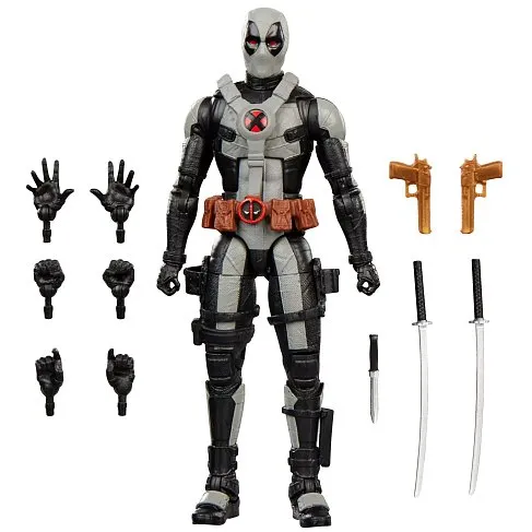 Фигурка Deadpool Black And White — Hasbro Marvel Legends Deadpool and Wolverine Figure