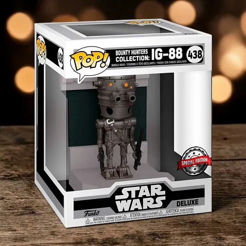 Фигурка Star Wars Bounty Hunters IG-88 Exclusive — Funko Pop! Vinyl 438