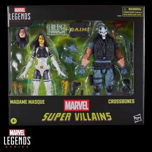 Фигурка Madame Masque and Crossbones — Hasbro Marvel Legends Super Villains 2-pack