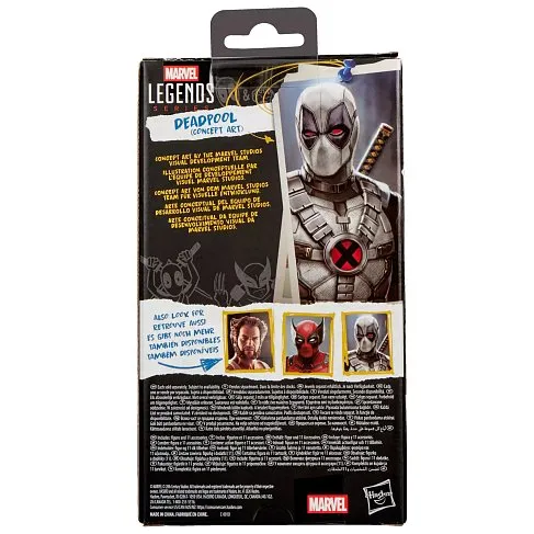 Фигурка Deadpool Black And White — Hasbro Marvel Legends Deadpool and Wolverine Figure