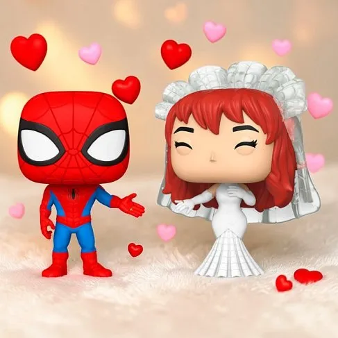 Фигурки Marvel Spider-Man and MJ — Funko Pop! Vinyl 2-pack