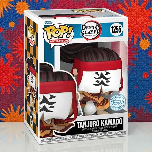 Фигурка Demon Slayer Tanjuro Kamado Dance of the Sun God Exc — Funko POP! Vinyl 1255