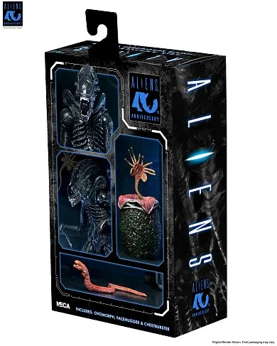 Фигурка Чужого — Neca Aliens 40 Anniversary Ultimate Alien Warrior Black
