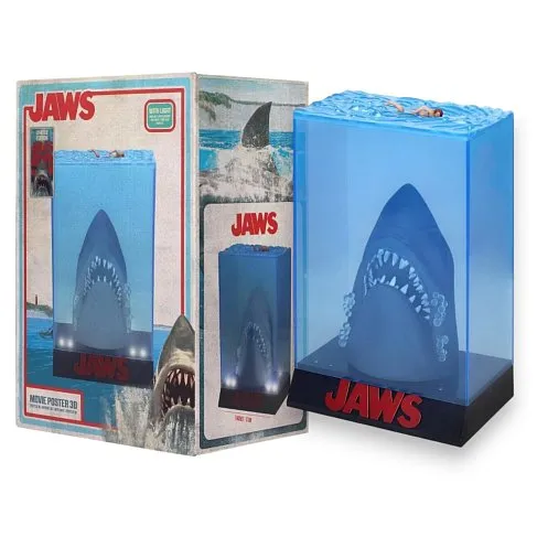 Фигурка Челюсти — SD Toys Jaws 50th Anniversary 3D Movie Poster Light-Up Figure