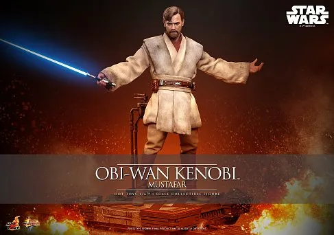 Фигурка Obi-Wan Kenobi Mustafar — Hot Toys MMS843 Star Wars Revenge of the Sith 1/6 Figure