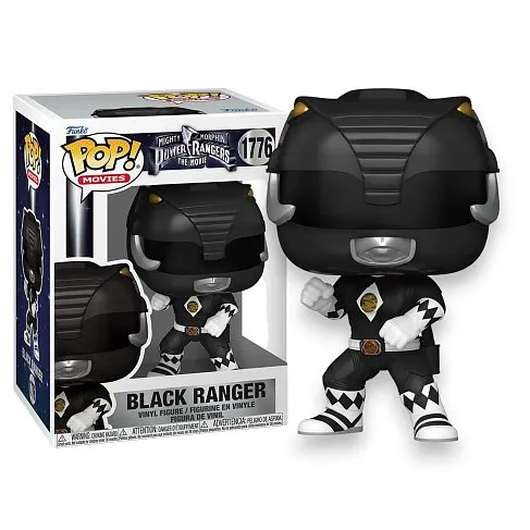 Фигурка Power Rangers Black Ranger — Funko Pop! Vinyl 1776