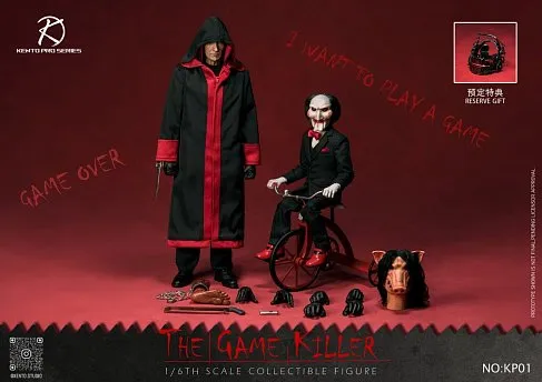 Фигурка Кукла Билли — Kento pro Series KP01 The Saw The Game Killer 1/6