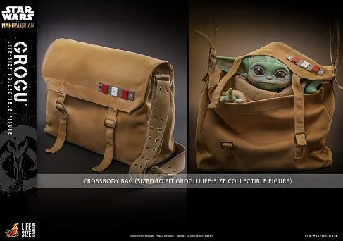 Фигурка Малыш Грогу — Hot Toys LMS015 The Mandalorian Grogu 1/1