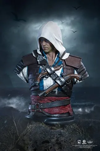 Фигурка Assassins Creed Black Flag Resynced Edward Kenway — Pure Arts 1/4 Scale Bust