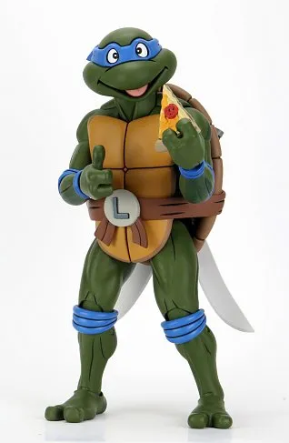 Фигурка Teenage Mutant Ninja Turtles — Neca Cartoon Leonardo 1/4