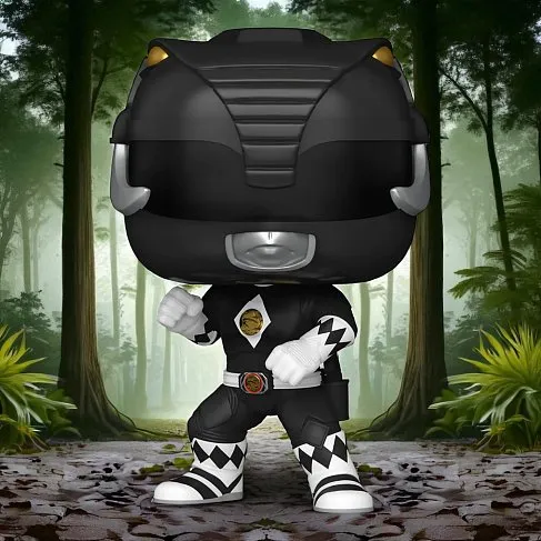 Фигурка Power Rangers Black Ranger — Funko Pop! Vinyl 1776
