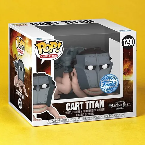 Фигурка Attack On Titan Cart Titan Exclusive — Funko Pop! Vinyl Super 1290