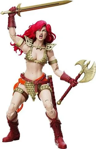 Фигурка Red Sonja Limited Gold and Red — Boss Fight Studio Epic HACKS Figure