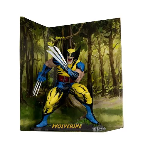 Фигурка Wolverine by Todd McFarlane Incredible Hulk 340 — McFarlane Toys 1/6 Posed Figure w Scene Platinum