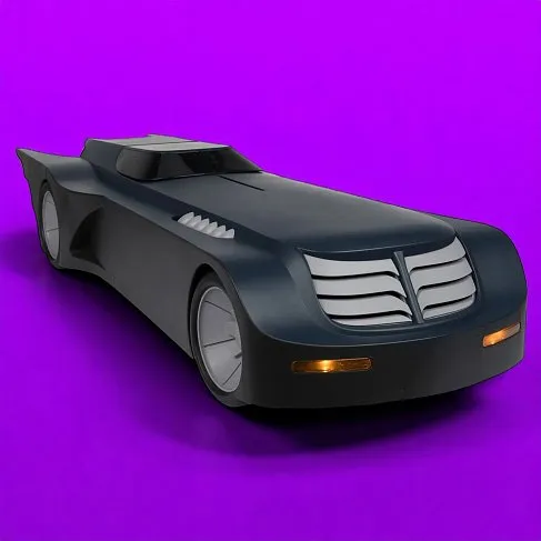 Модель Batmobile — McFarlane Toys Batman Animated Vehicle Gold Label