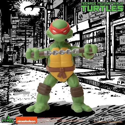 Фигурки Черепашки-Ниндзя — Mezco 5 Points TMNT Deluxe Set