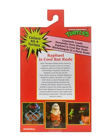 Фигурка Raphael VHS — Neca Teenage Mutant Ninja Turtles Cartoon Ultimate