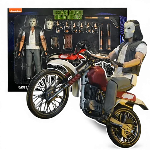 Фигурки Casey Jones Bike DLX — Neca Teenage Mutant Ninja Turtles 1990