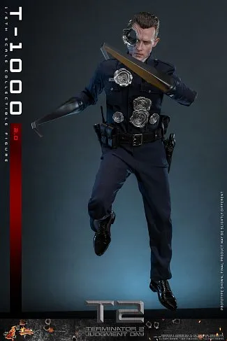Фигурка T-1000 2.0 — Hot Toys MMS774 Terminator 2 1/6 Figure