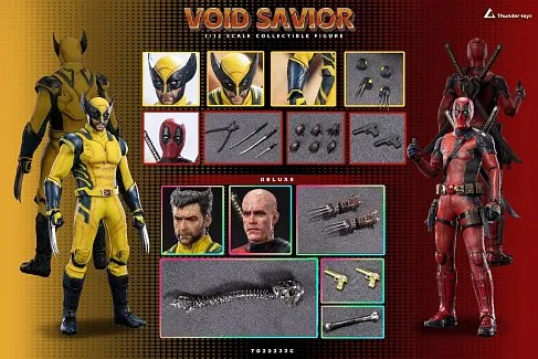 Фигурки Deadpool and Wolverine — Thunder Toys TD20232C 1/12