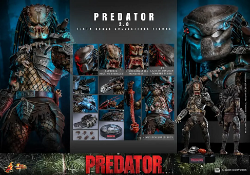 Фигурка Predator 1987 2.0 — Hot Toys MMS817 1/6 Figure
