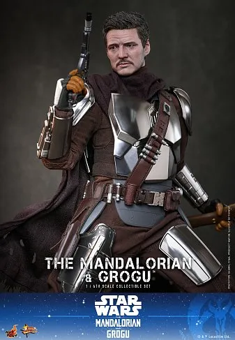 Фигурки Мандалорец и Грогу — Hot Toys MMS872 The Mandalorian and Grogu 1/6 Deluxe
