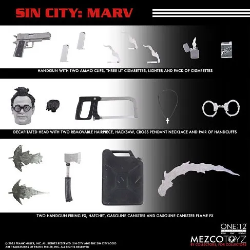 Фигурка Sin City Marv — Mezco One 12 Collective