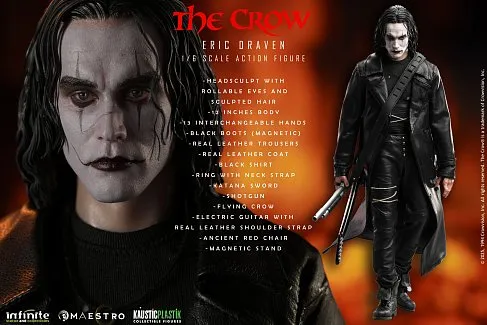 Фигурка The Crow Eric Draven — Infinite Kaustic Plastik 1/6 Luxury Figure Standard Edition