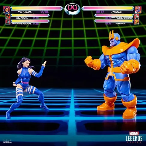 Фигурки Psylocke vs Thanos — Hasbro Marvel Legends Gamerverse