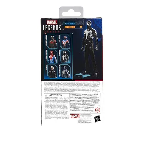 Фигурка Spider-Man 2 Peter Parker Black Suit — Hasbro Gamerverse Figure