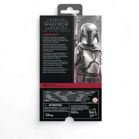 Фигурка Джанго Фетт — Hasbro Star Wars Black Series Attack of the Clones Jango Fett