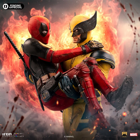 Фигурка Deadpool And Wolverine — Iron Studios 1/10 Deluxe
