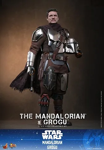 Фигурки Мандалорец и Грогу — Hot Toys MMS872 The Mandalorian and Grogu 1/6 Deluxe