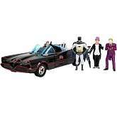 Модель Бэтмобиля — Batman TV Series 1966 Diecast Model 1/24 Batmobile w figure