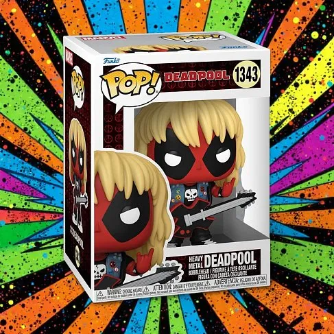 Фигурка Heavy Metal Deadpool — Funko Pop! Vinyl Luke 1343