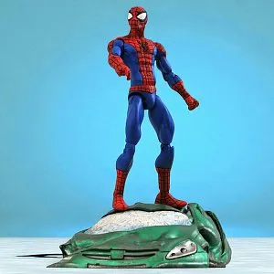 Фигурка Человека-Паука — Marvel Select Spider-Man with Crushed Car Base