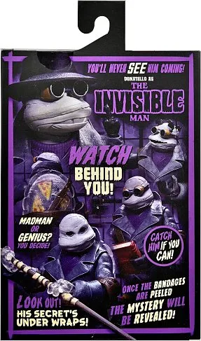 Фигурка Donatello as The Invisible Man — Neca Universal Monsters x Teenage Mutant Ninja Turtles
