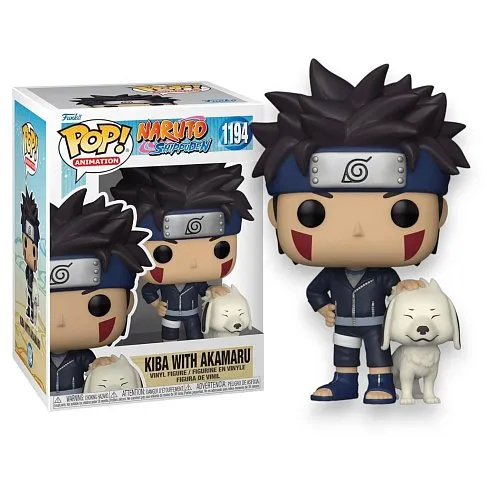 Фигурка Naruto Shippuden Kiba with Akamaru — Funko Pop! Vinyl 1194