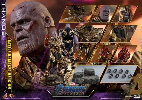 Фигурка Thanos — Hot Toys MMS564 Endgame 1/6 Battle Damaged