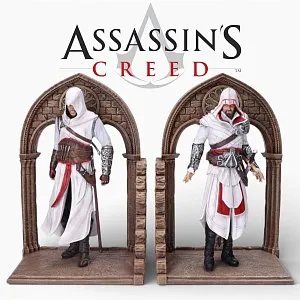 Статуэтка Altair and Ezio — Nemesis Now Assassins Creed Bookends