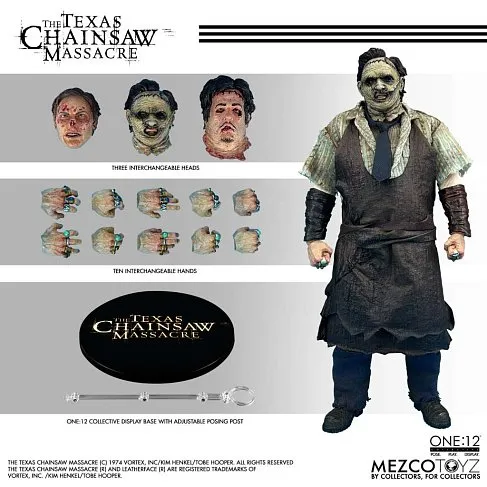 Фигурка Leatherface 2003 — Mezco The Texas Chainsaw Massacre 1/12