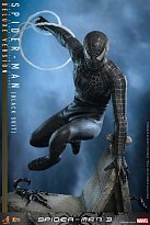 Фигурка Spider-Man Black Suit — Hot Toys MMS728 Spider-Man 3 1/6 Deluxe